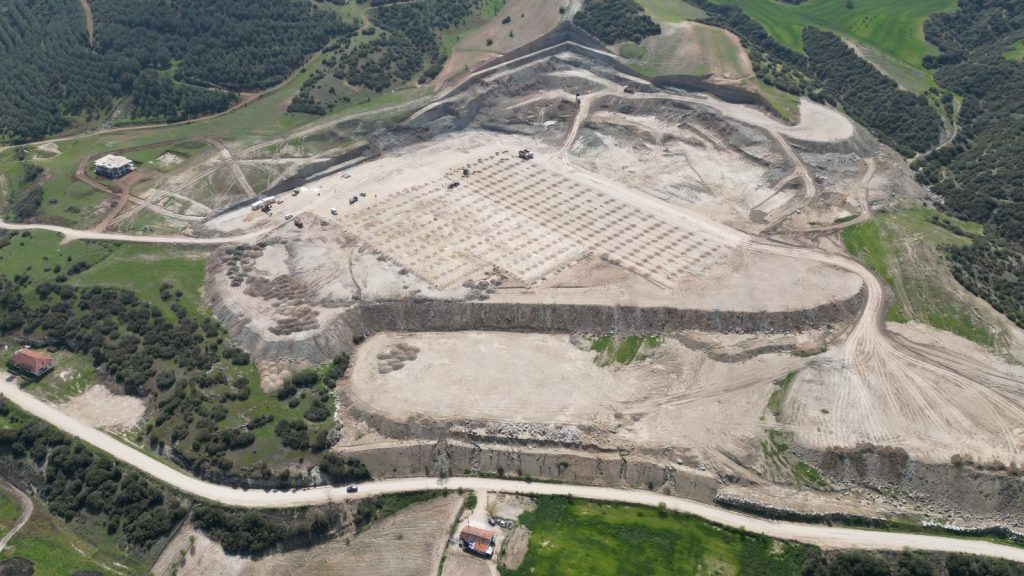 Geothermal greenhouse project progressing in Kula district, Manisa, Türkiye