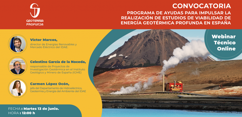 Webinar – Aid program for deep geothermal feasibility studies in Spain