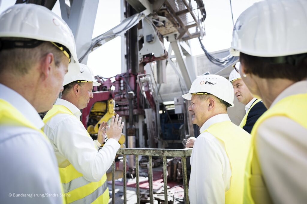 German Chancellor visits Eavor’s Geretsried geothermal site