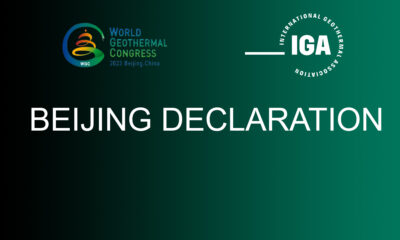 IGA calls for cooperation, public support for geothermal with Beijing Declaration