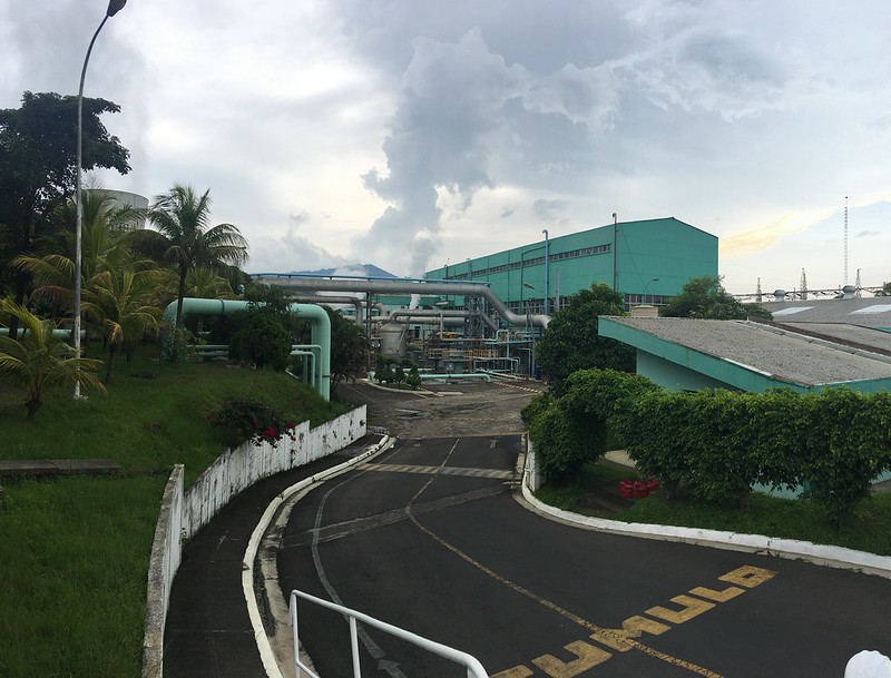 Miss Universe candidates visit Ahuachapán geothermal power plant, El Salvador