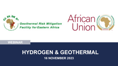 Webinar – Green hydrogen and geothermal power, 16 November 2023