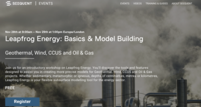 Webinar – Flexible geothermal power generation with modular ORC, 17 May 2024