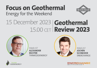 Webinar – A Geothermal Review of 2023, 15 December 2023