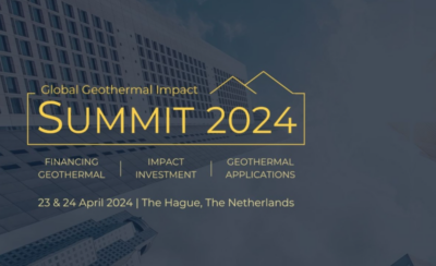Registration open – Global Geothermal Impact Summit, 23-24 April 2024, The Hague