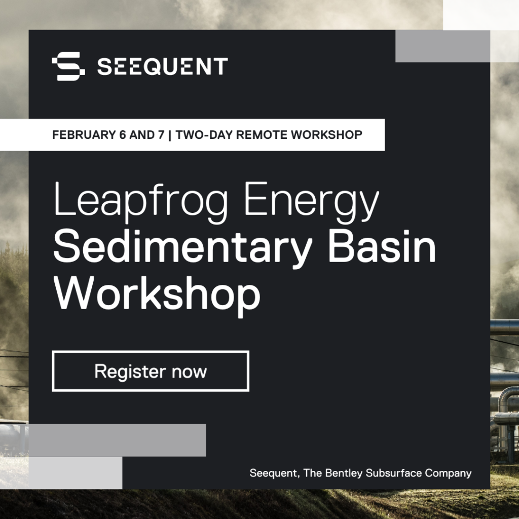 Registration open for Leapfrog Energy Sedimentary Basin Workshop, 6-7 Feb 2024