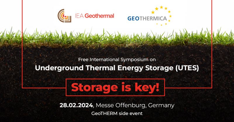 Registration open for Underground Thermal Energy Storage Symposium, 28 Feb 2024