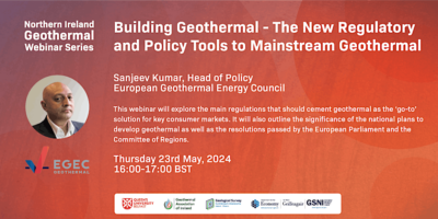 Webinar – Regulatory and Policy Tools for Geothermal, 23 May 2024