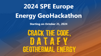Registration open for 2024 SPE Europe Energy GeoHackathon