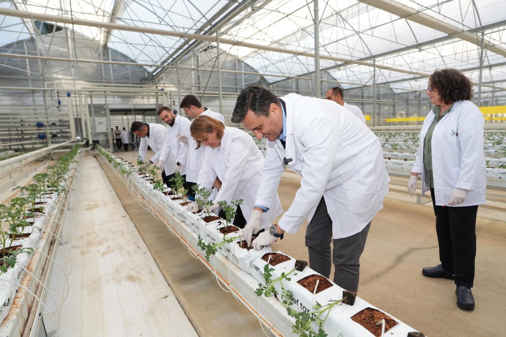 New season seedling planting ceremony held at Kula Geothermal Greenhouse, Türkiye