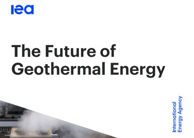 IEA publishes special report on the Future of Geothermal Energy
