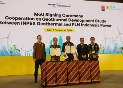 INPEX, PT PLN sign geothermal development study MoU in Indonesia