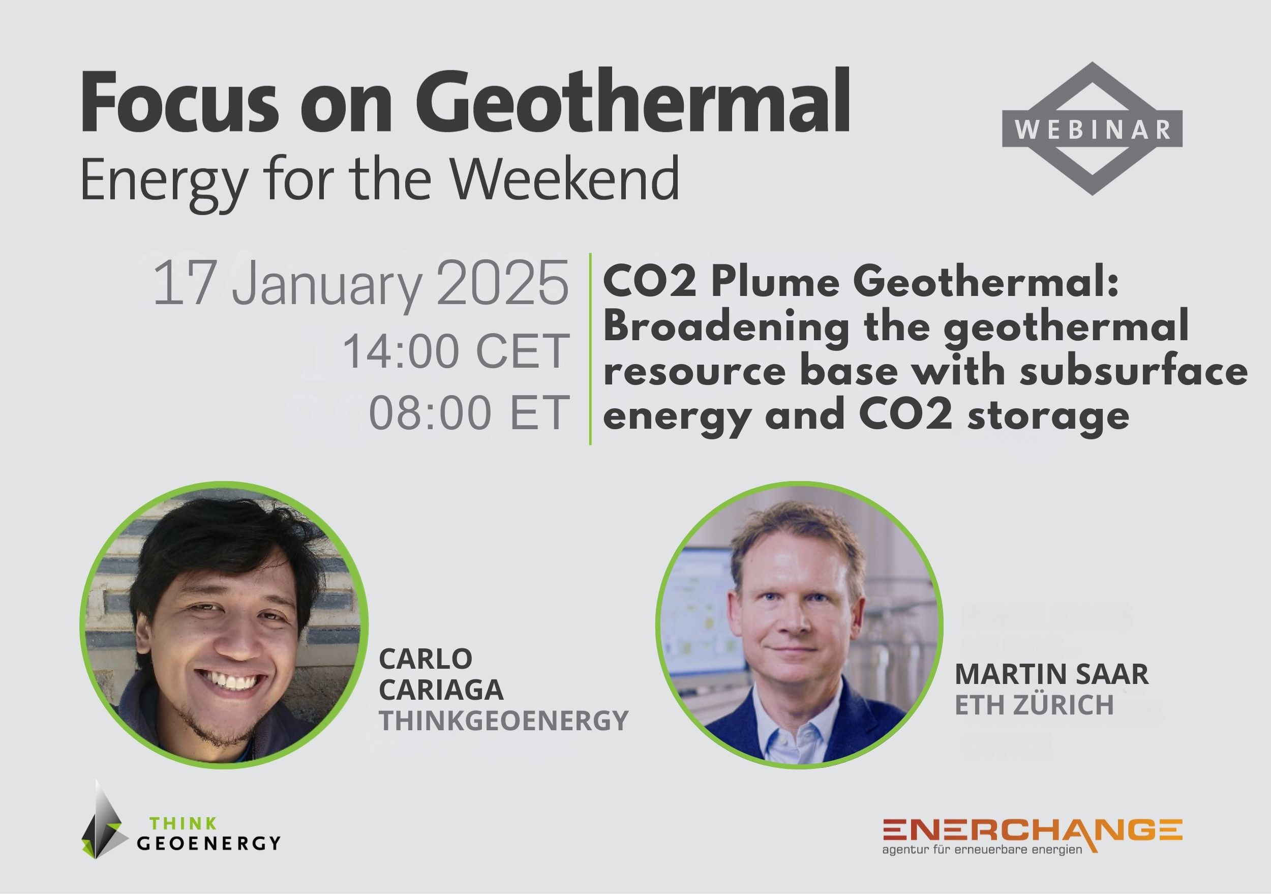Webinar – CO2 Plume Geothermal: Broadening the geothermal resource