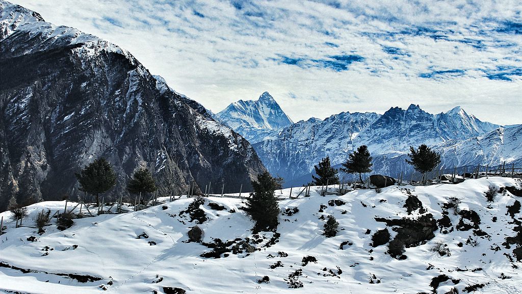 Auli, Uttarakhand, India (fuente: Amit Shah, CC0, vía Wikimedia Commons)