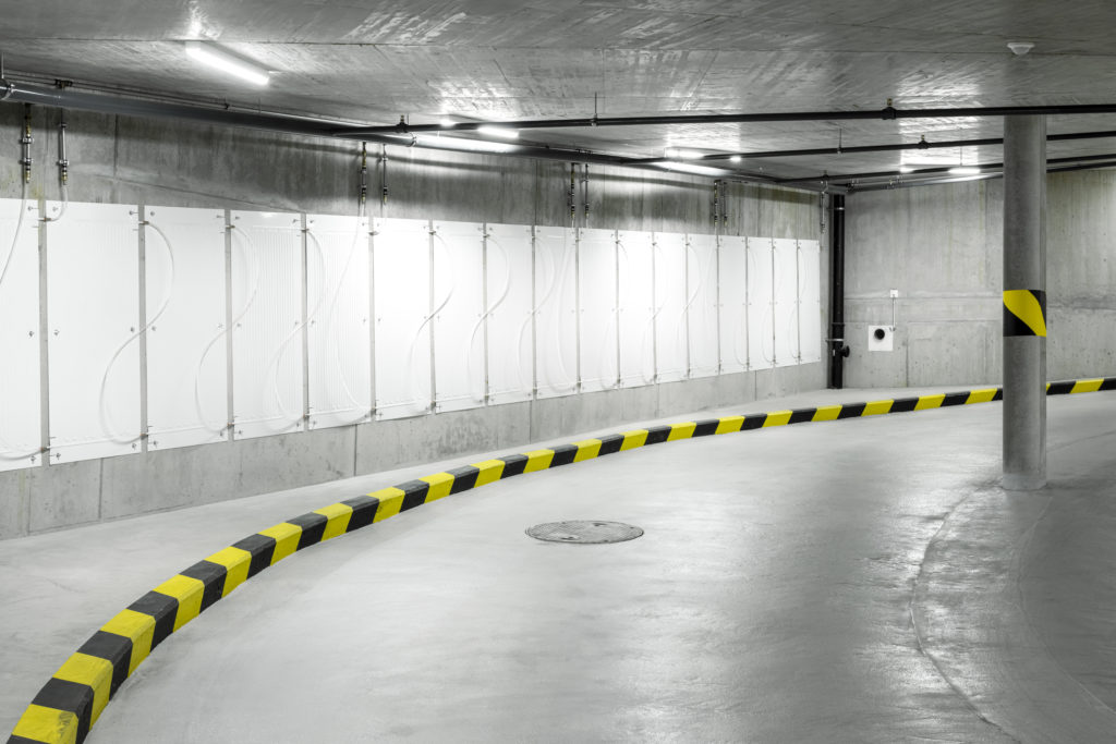 Geothermal panels transform car park in Margencel, France to renewable energy source