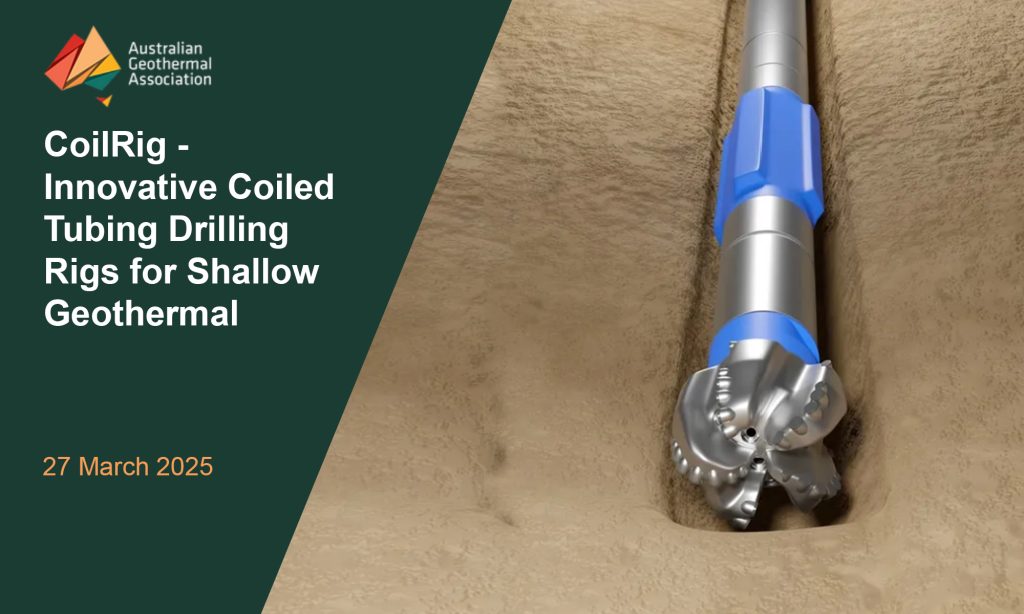 Webinar – Innovative coiled tubing drilling for shallow geothermal, 27 March 2025