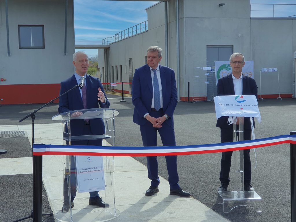 Coriance inaugurates second geothermal heating plant in Champigny-sur-Marne, France