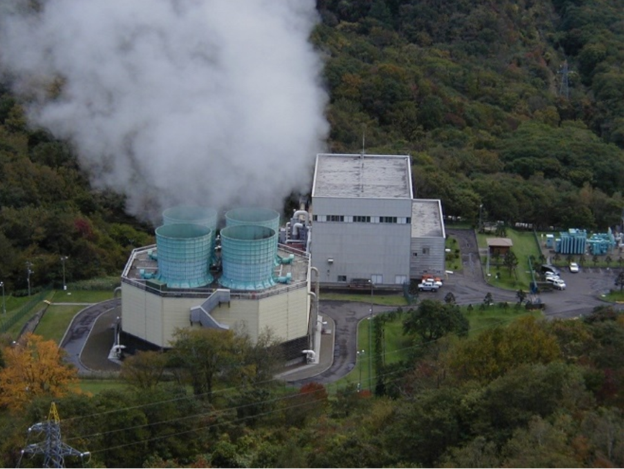 Planta de energía geotérmica de Mori, Hokkaido, Japón (fuente: División de Planificación y Promoción Urbana de Mori)