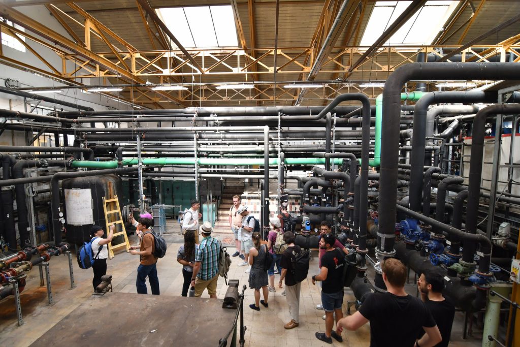 Visita a la planta de calefacción del balneario termal Széchenyi en Budapest, Hungría (fuente: Zoltán Lantos)