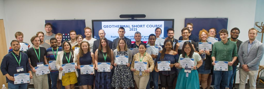 Participantes en el Curso Corto de Geotermia en Budapest, Hungría (fuente: Zoltán Lantos)