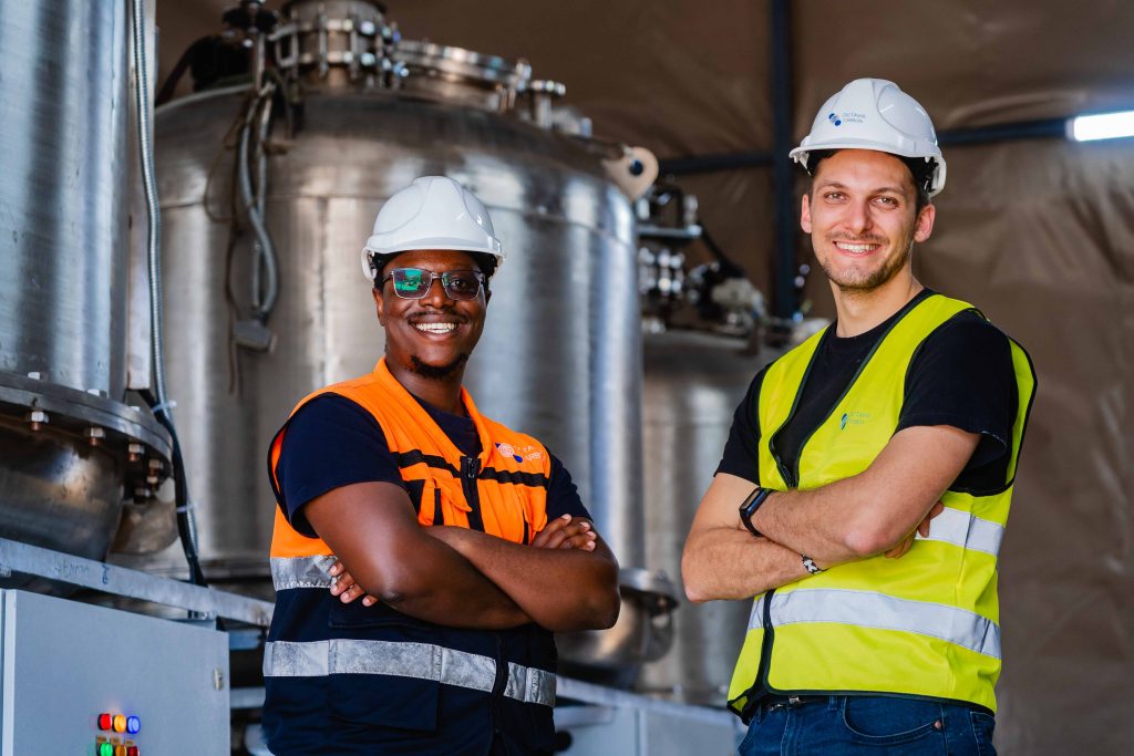 Martin Freimüller y Duncan Kariuki, cofundadores de Octavia Carbon (fuente: Octavia Carbon)