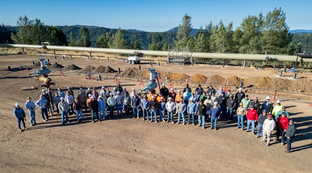 La primera fase del desarrollo incremental de North Geysers de Calpine (fuente: Calpine)