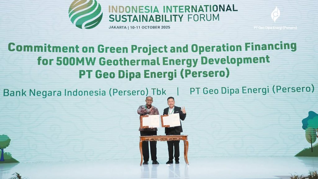 Geo Dipa and BNI sign green financing agreement for geothermal in Indonesia