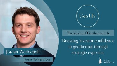 Boosting investor confidence in geothermal through strategic expertise – Jordan Weddepohl, Arup