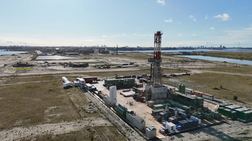 Plataforma de perforación en Strandeiland, Ámsterdam, Países Bajos (fuente: SCAN)