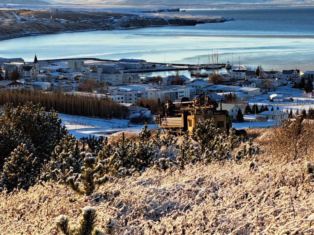 Exploration drilling ongoing for geothermal waters at Husavik, Iceland