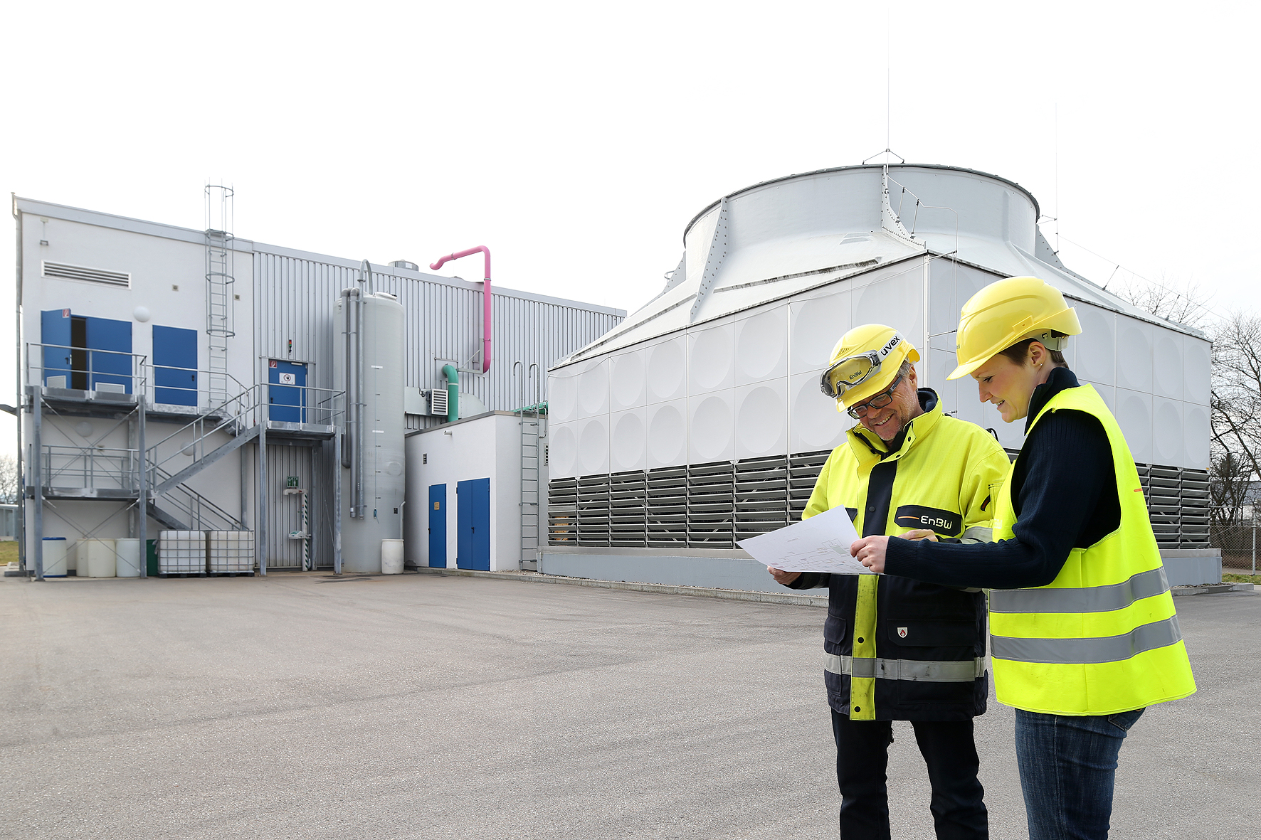 Central geotérmica en Bruchsal Alemania Próximamente se instalará una red de calefacción urbana.