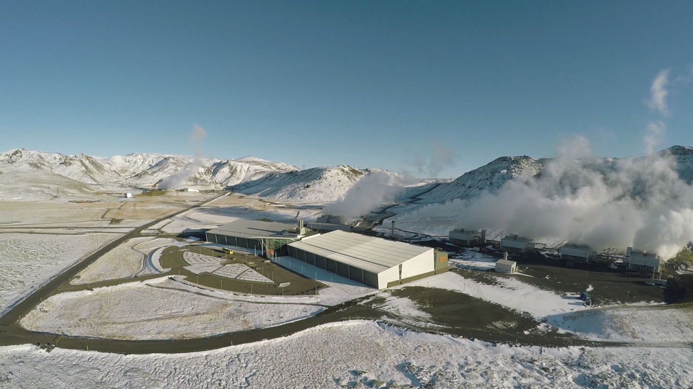 Construction ongoing for heating expansion of Hellisheidi geothermal plant, Iceland