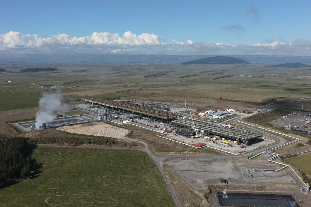 Mercury inaugura oficialmente la Unidad 5 de la planta de energía geotérmica Nga Tamariki en Nueva Zelanda.