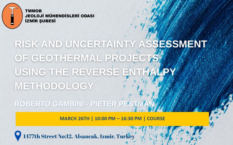 Inscripción abierta – Capacitación en evaluación de riesgos e incertidumbre para proyectos geotérmicos Izmir, Turquía