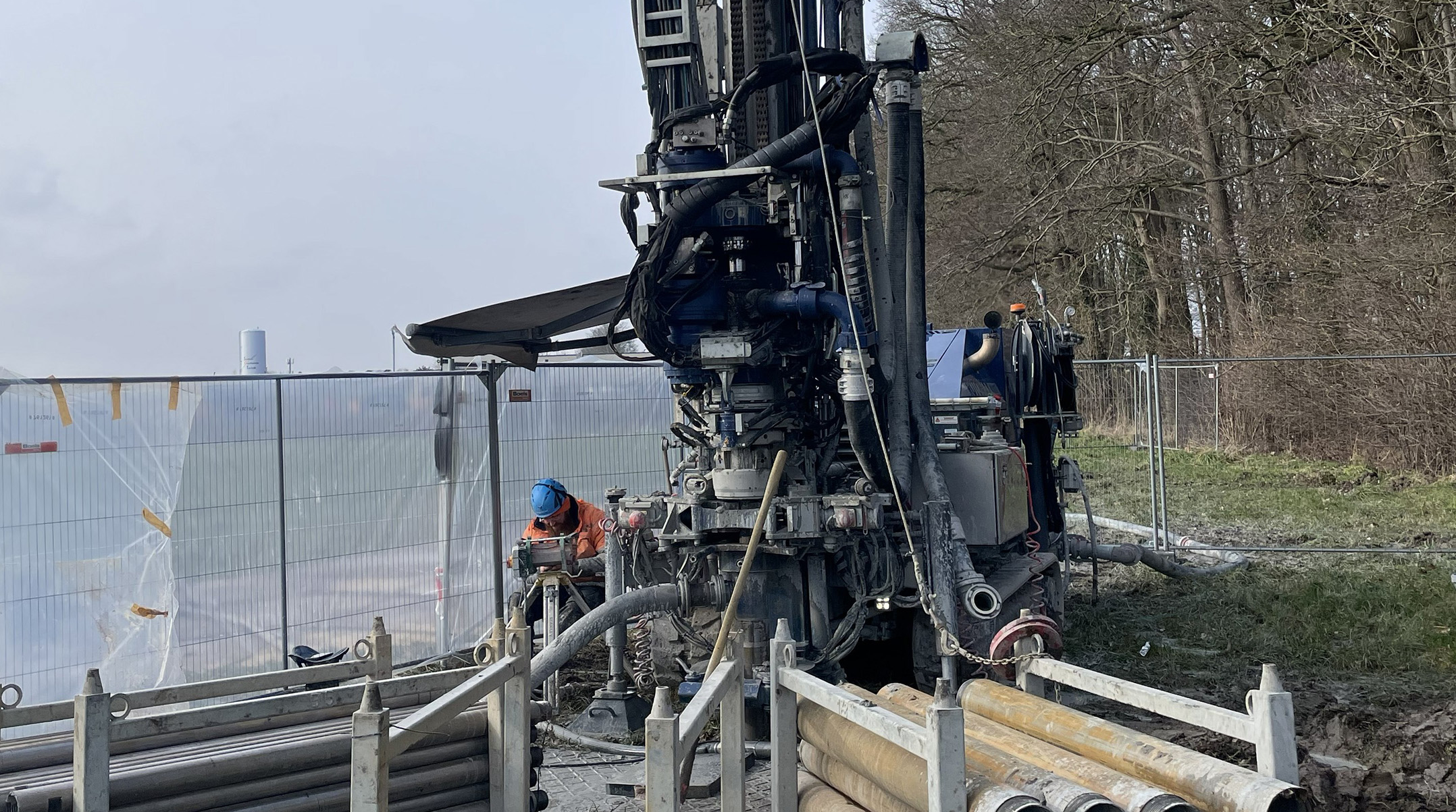 Continúan los trabajos en un proyecto de calefacción geotérmica en Münster. Alemania