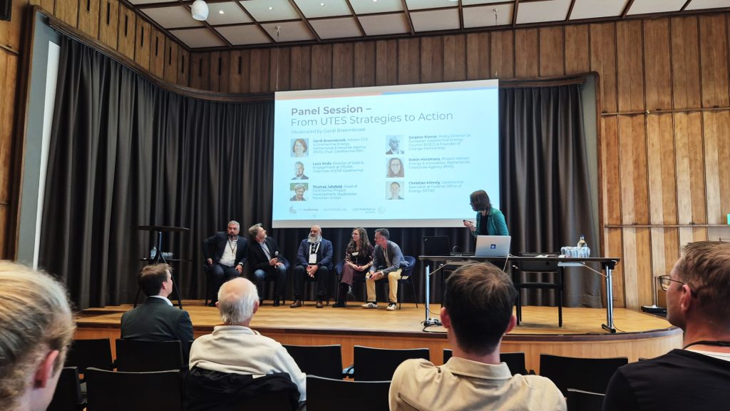 Simposio UTES celebrado en el marco del Congreso Europeo de Energía Geotérmica de 2025 en Zúrich, Suiza (fuente: ThinkGeoEnergy).