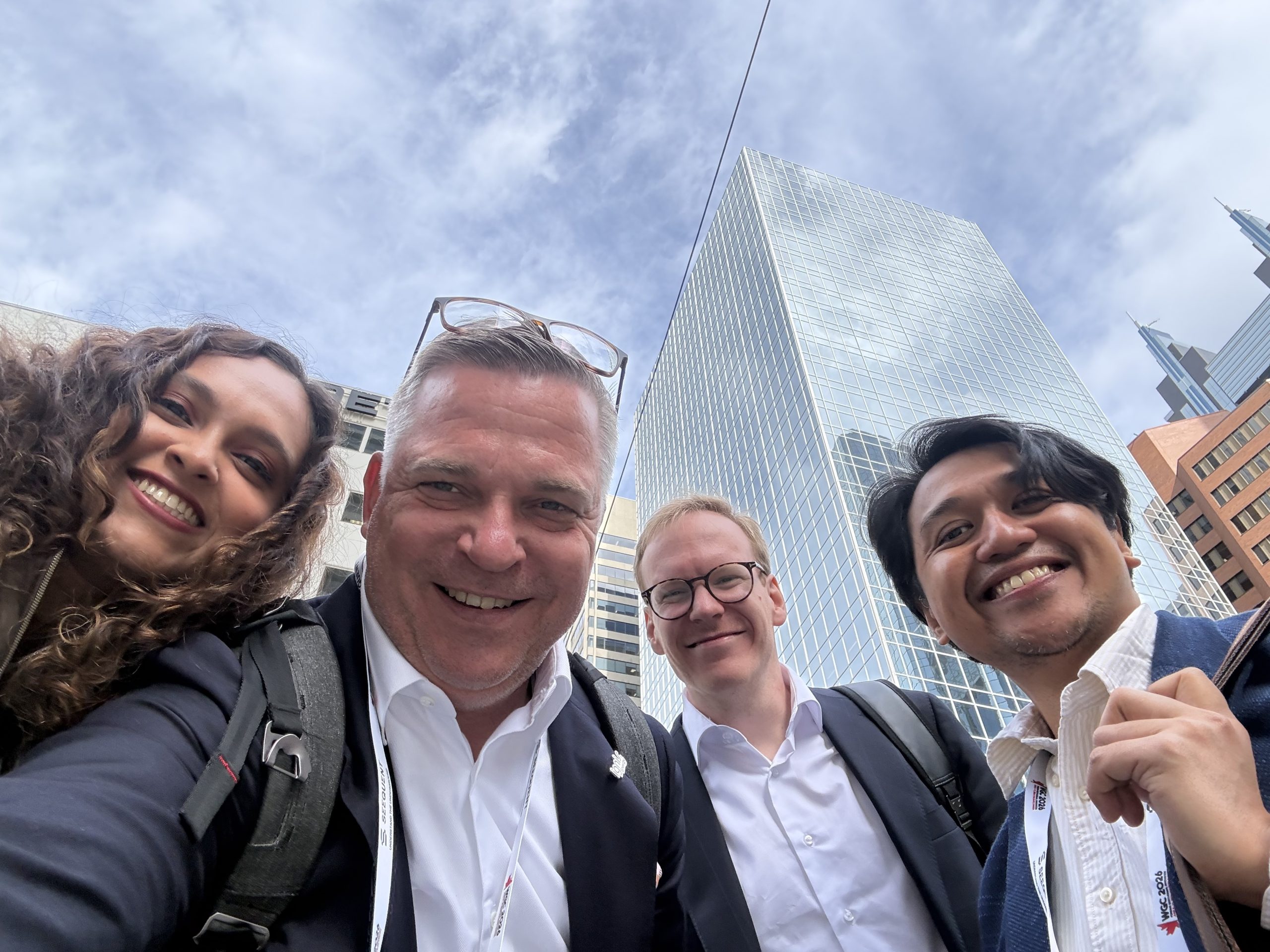 2026_WGC_RystadTGE_breakfastmeeting3 | ThinkGeoEnergy - Geothermal News & Insights Rystad Energy & ThinkGeoEnergy team following the Breakfast meeting June 2026 (source: ThinkGeoEnergy)