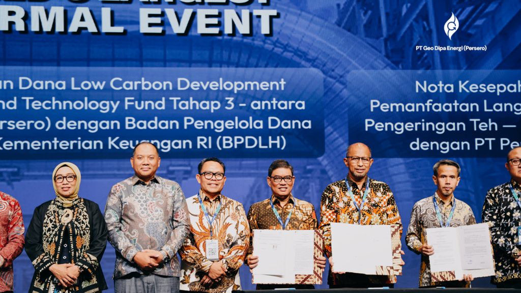 Geo Dipa signs MOU to explore geothermal heat supply for tea processing in Indonesia