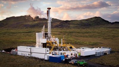 Nevis delegation inspects rig prior to mobilization for geothermal drilling
