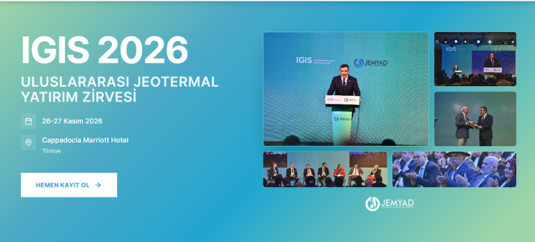 IGIS 2026 photo 2 | ThinkGeoEnergy - Geothermal News & Insights IGIS 2026 banner: International Geothermal Investment Summit with date 26–27 Nov 2026 and venue Cappadocia Marriott Hotel, Türkiye; photo collage on the right.