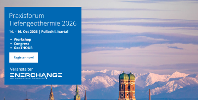 Early bird registration rates still available for Praxisforum Tiefengeothermie 2026, 14-16 October